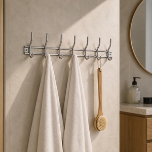 Moderno Gancho de Pared en Forma de U de Metal, Gancho Colgante, Organizador de Almacenamiento - Product Image 4