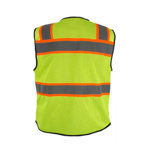 Neon Color <b>Reflective</b> Safety <b>Vest</b> High Grade Polyester Fabric All Season Wear <b>Reflective</b> Safety <b>Vest</b> For Industrial - Product Image 2