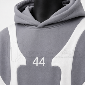 Sweat-shirt à capuche personnalisé surdimensionné, streetwear, décontracté, unisexe, 100% coton, brodé, hiver - Product Image 5
