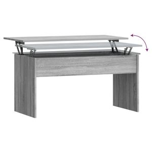 Tavolino in legno ingegnerizzato grigio Sonoma 40.2 "x 19.9" x 20.7 "dimensioni - Product Image 6