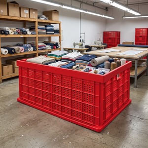 Conteneur de stockage pliable en plastique HDPE vierge Narai, capacité de 420 L et capacité de charge de 150 kg, adapté à l'industrie et aux usines - Product Image 2