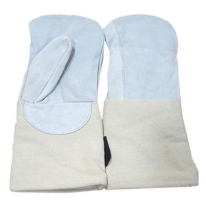 Extra <b>Long</b> Silicone Mitts <b>Gloves</b> With Quilted Liner And Non-slip Textured Grip Heat Resistant Bbq <b>Gloves</b> - Product Image 1