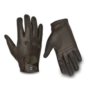 Guantes de Conducción Unisex de Cuero Impermeable, Diseño Transpirable y Suave, Personalizables, para Todas las Estaciones - Product Image 3