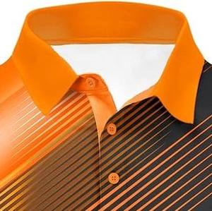 บริการออกแบบเสื้อยืดคอเต่าผู้ชายแบบ OEM  ออกแบบโลโก้ของคุณเองได้  สีตามสั่ง ผ้าฝ้าย 100% คุณภาพสูง ระบายอากาศได้ดี เป็นมิตรกับสิ่งแวดล้อม - Product Image 2