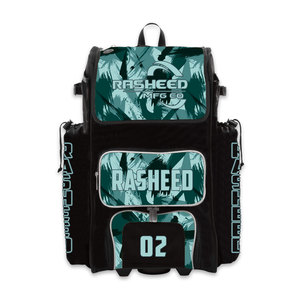 Custom Baseball Bag with Wheels Equipment <b>Roller</b> Bag <b>Large</b> Capacity Baseball Bat Backpack Waterproof Heavy Duty Custom Bag - Product Image 1