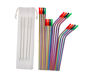 <b>Reusable</b> Stainless Steel <b>Straws</b> for Eco-Friendly Living and Sustainability - Product Image 1