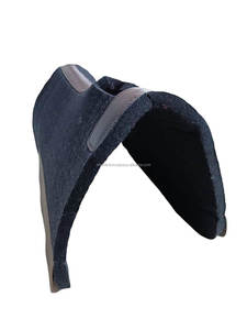 แผ่นสักหลาดขนสัตว์สีดำม้าขี่ม้าตะวันตกแผ่นอานหนังแท้ทาน้ำมันอินเดียสีน้ำตาลเข้มราคาขายส่งที่ดีที่สุด - Product Image 4