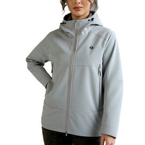 Chaqueta con capucha softshell para mujer de marca privada, abrigo con cremallera de alto rendimiento para exteriores, chaqueta personalizada para hombre, proveedor de ropa técnica urbana. - Product Image 6