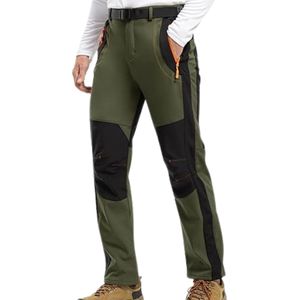 Pantalones de Camuflaje Blancos con Paneles en Contraste, Pantalones de Senderismo para Hombre, Pantalones Cargo Multibolsillos, Ropa Técnica Utilitaria - Product Image 5