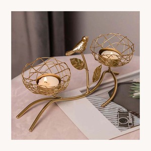 Designer Metal <b>Tealight</b> Candle Holder Contemporary Candle Stand For Dining Table Living Room Decoration - Product Image 6