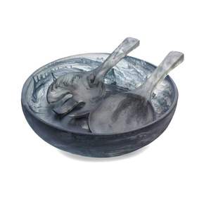 AL MALIK CRAFT Cuillère à salade en résine écologique, design tendance, passe au lave-vaisselle et au micro-ondes, Uttar Pradesh, Inde - Product Image 2