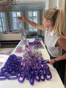 Chaîne en résine pour la décoration intérieure, plateau de table basse et décoration d'étagère, article de décoration abordable à faible coût - Product Image 4