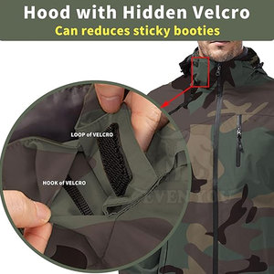 Oversized Men <b>Camo</b> Windbreaker <b>Jacket</b> Durable <b>Camo</b> Windbreaker <b>Jacket</b> Comfortable <b>Camo</b> Windbreaker <b>Jacket</b> - Product Image 3
