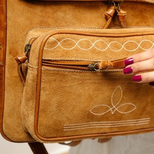 LW Sac à dos en cuir de vache véritable pour femmes isolé Bohemian Rock Water Resistant Portable Laptop Bag PVC Dress Shoulder Bag - Product Image 4