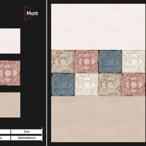 Azulejos de Cerámica Mate de Primera Calidad, 30X60CM, Diseñados para Salas de Estar, Baños y Cocinas Elegantes, Antideslizantes y Resistentes a la Decoloración - Product Image 1