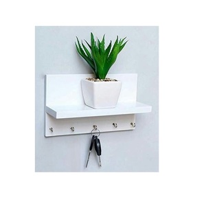 Porte-clés mural en bois artistique pour rangement domestique, conçu pour compléter les beaux espaces d'entrée avec une fonction pratique - Product Image 2