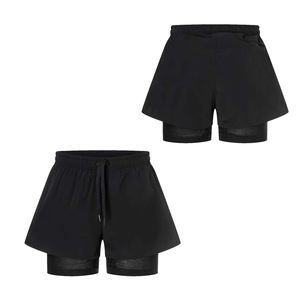Shorts Deportivos de Doble Capa para Mujer, Transpirables, de Cintura Alta, Ropa Deportiva, Proveedor OEM - Product Image 6