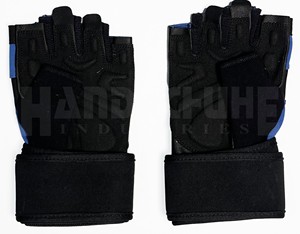 Guantes de Levantamiento de Pesas de PU de Calidad Increíble, con Hebilla, para Crossfit, Protección de Palmas, Entrenamiento, Medios Dedos, Unisex, Gimnasio, Fitness, Deportes - Product Image 5