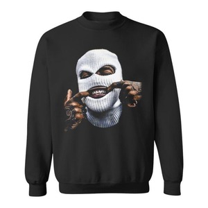 Sudadera con capucha de manga larga bordada estilo Gangster Hustle, personalizada, de invierno, al por mayor, 100% algodón, oversize, Techwear, con letras ocultas - Product Image 3