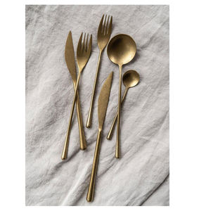 Juego de Cubiertos de Acero Inoxidable Estilo Hotel de Lujo, Juego de Cuchara, Tenedor y Cuchillo con Acabado Espejo para Servicio de Catering - Product Image 6