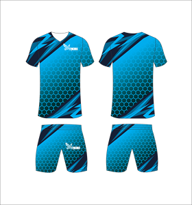 Conjunto de Uniforme de Fútbol Sublimado Personalizado, Diseño Abstracto Rosa y Morado, Transpirable, de Secado Rápido, Camiseta de Fútbol para Hombre y Niño - Product Image 2