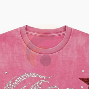 Custom Men's Summer Designer Oversize 100% Cotton Front Blank Vintage Breathable <b>Short</b> <b>Sleeve</b> T-Shirts - Product Image 3