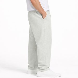 <b>Men</b> Premium Sweat Pant Cotton Fleece Relaxed Fit Casual Jogger <b>Trousers</b> Comfortable Fit <b>Elastic</b> Waist Breathable Fabric - Product Image 3