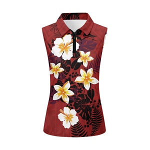 New Design Women's Badminton Jersey Uniform Quick Dry Spandex/Nylon V Neck Sleeveless Wholesale <b>Sports</b> <b>Apparel</b> - Product Image 4