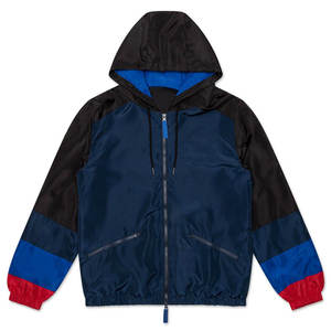 Veste coupe-vent réversible à capuche pour homme, légère, décontractée, avec fermeture éclair sur le devant, pour l'extérieur - Product Image 6