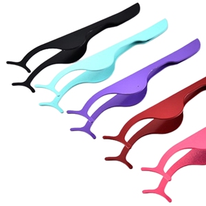 Pinzas Profesionales de Punta Ancha para Pestañas, Aplicador de Precisión de Acero Inoxidable, Pinzas para Cejas, Extensiones de Pestañas con Puntas de Fibra para Salón - Product Image 1