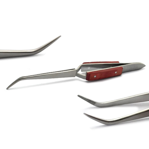 Pinzas Ergonómicas de Fibra de Acero con Agarre Manual para Joyería Dental, Manualidades, Soldadura, Diseño de Bloqueo Cruzado S AMPEX RTO-AIR012487 - Product Image 3