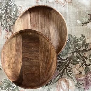 Plato Redondo de Madera para Servir, Plato de Madera Multiusos para Cena, Comida, Ensalada, Aperitivos, Desayuno, Vajilla de Cocina Duradera - Product Image 4