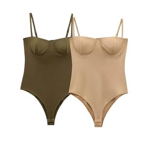 New Top Trending Women's One Piece <b>Bodysuits</b> Sleeveless Summer Casual Swimsuit Custom Stylish Design Swimwear - Product Image 1