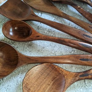 Juego de Utensilios de Cocina de Madera de Teca Natural Montuk de 7 Piezas, Juego de Cucharas de Madera, Utensilios de Cocina al por Mayor - Product Image 5