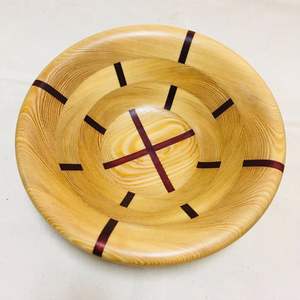 Bol en bois de luxe en résine époxy sans BPA, fait main, écologique, centre de table et accessoire de service de cuisine - Product Image 2