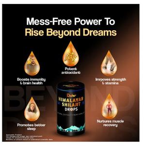 Gouttes de Shilajit Pur de l'Himalaya Dabur Sans Désordre Avec Mesure Précise 30ml - Product Image 3