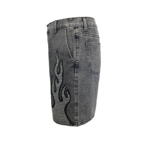 กางเกงขาสั้นผู้ชายทรงหลวมสไตล์สตรีทฤดูใบไม้ผลิฤดูร้อนใหม่ลำลองไม่ยืดหยุ่นสวมใส่สบายในเมืองกางเกงขาสั้นผ้าฝ้ายผสมน้ำหนักเบา - Product Image 2