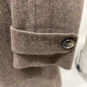 เสื้อโค้ทขนสัตว์ผู้ชายแบบยาว ดีไซน์สั่งทำคุณภาพสูง ผลิตจากผ้าพรีเมียม ราคาโรงงานโดยตรง MOQ ต่ำ ผู้ผลิตจากปากีสถาน - Product Image 6