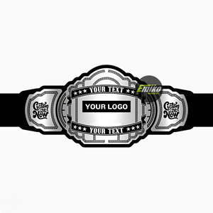 Cinturón de Campeonato Plateado, Personalizable con Logotipo y Texto, Placa de Acero, Ligero, para Entrenamiento, Lucha Libre, MMA, Boxeo - Product Image 5