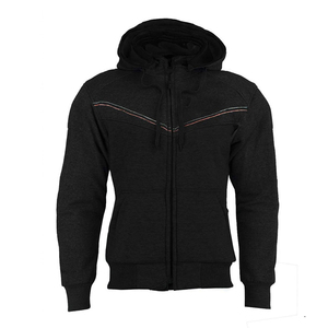 Sweat à capuche imperméable 100 % coton de haute qualité avec fermeture éclair, style décontracté et universel, coupe oversize pour hommes et femmes, hiver, imprimé et brodé - Product Image 1