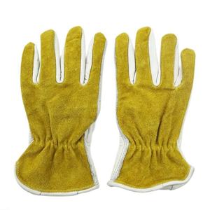 Gants en cuir uni résistants aux coupures et aux chocs, fabriqués sur mesure en usine, pour un usage quotidien et décontracté en extérieur - Product Image 2