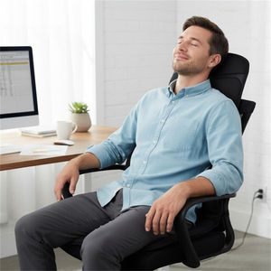 Cuscino Massaggiante Riscaldato con 10 Motori, Nero, Massaggiatore Schiena con 4 Zone, 5 Programmi + 3 Velocità, Calore fino a 113 Gradi Fahrenheit - Product Image 2