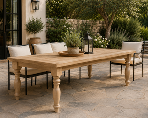Solid Wood <b>Table</b> Leg Traditional Turned Furniture Legs for <b>Farmhouse</b> <b>Dining</b> <b>Tables</b> and Console <b>Tables</b> - Product Image 3