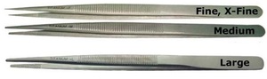 Pincettes en acier inoxydable SUNTOOLS/STIPL, coupe baguette conique, type allemand, fines, extra-fines, moyennes, grandes, pour la pose de bijoux, outils de bricolage - Product Image 2