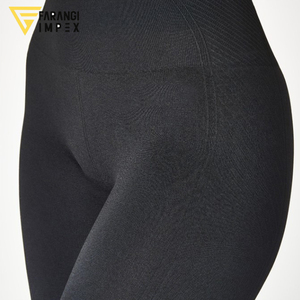Exquisite Ombre Gradient <b>Black</b> Melange Spandex/Polyester Women <b>Yoga</b> <b>Leggings</b> Seamless Mid Breathable for Fitness Tights - Product Image 5