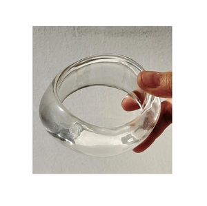 Bracelet en acrylique transparent très vendu, bracelet en résine pour femme, idéal pour les fêtes et les mariages, qualité supérieure, fait main, meilleure vente - Product Image 1