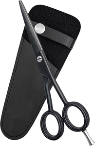 Tijeras Profesionales de Acero 2025, Color Negro - Product Image 5