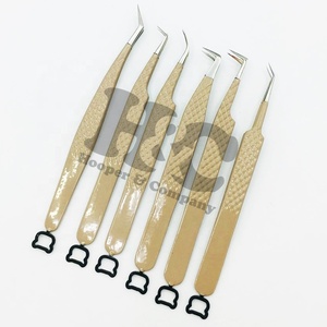 สินค้ามาใหม่ คีมคีบปลายแหลมป้องกันแม่เหล็ก Hooper Company รุ่น HAC-T0447 ทำจากสแตนเลส ขนาด 10 มม. ด้ามจับลายพีชแบร์ รับผลิตแบบ OEM ODM สำหรับต่อขนตา - Product Image 6