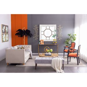 Specchio da Parete Quadrato Stile Antico 48x48 Pollici, Cornice Decorativa a Specchio per Soggiorno, Ingresso, Tavolo Console, Decorazione Murale Unica - Product Image 6