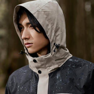 Custom <b>Mens</b> Waterproof Outdoor <b>Windbreaker</b> Jacket Winter Fleece Lined Thermal Coat Hooded Tactical Cargo - Product Image 2
